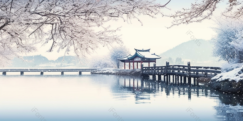 杭州冬季西湖林园水上游玩,插画/手绘图,插画/手绘图库,插画/手绘图下载,插画/手绘
